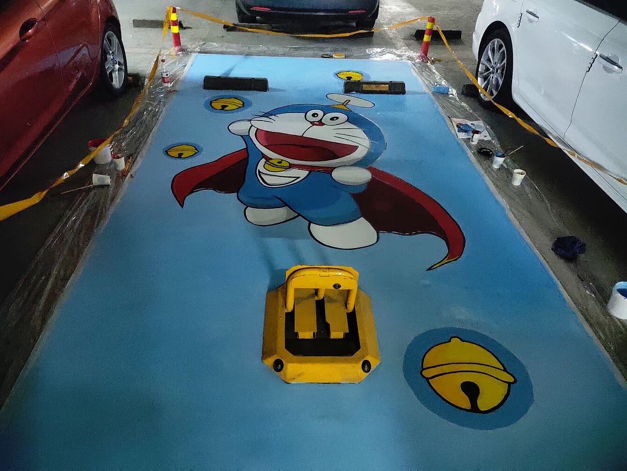 高端车位涂鸦