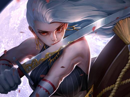 刀剑凛夜葬花劫（个人主页-ZMzMwNzQ2ODA=） - 创作习作 - 站酷设计师Fancy_v原创素材 - 站酷ZCOOL