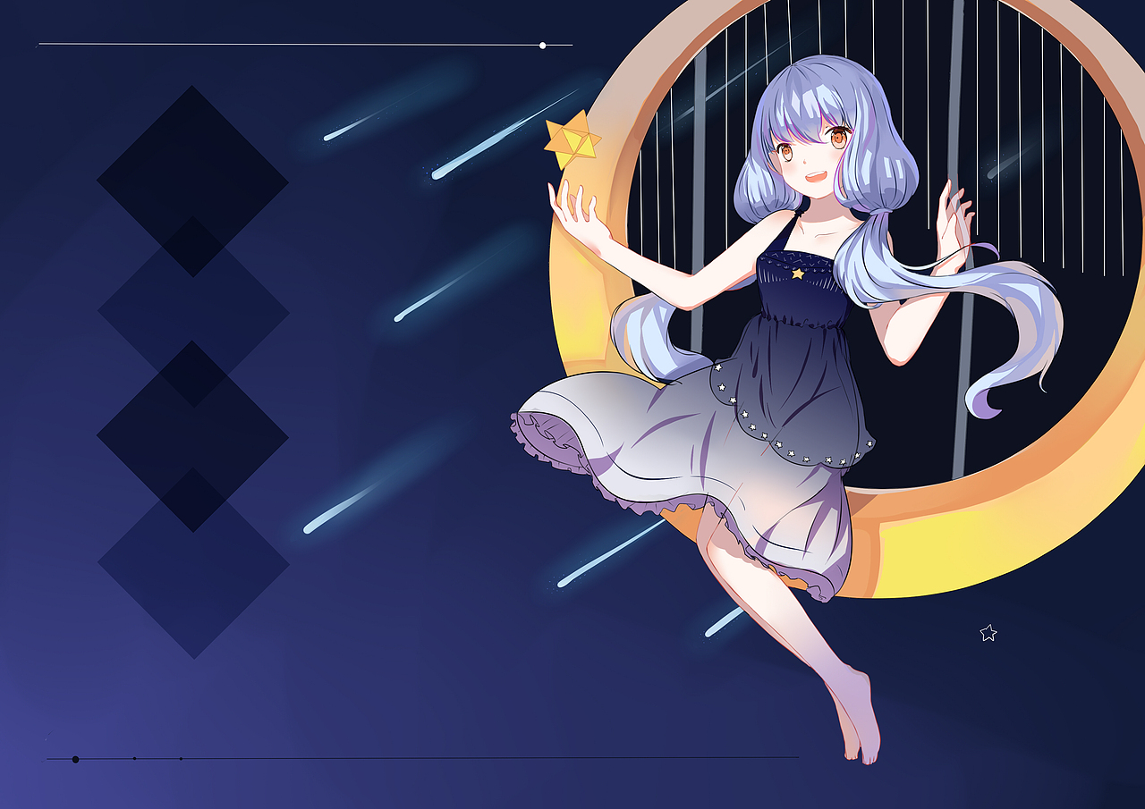 蓝（图ZMTI2ODU1ODky） - 创作习作 - 站酷设计师嘀嗒叮铃原创素材 - 站酷ZCOOL