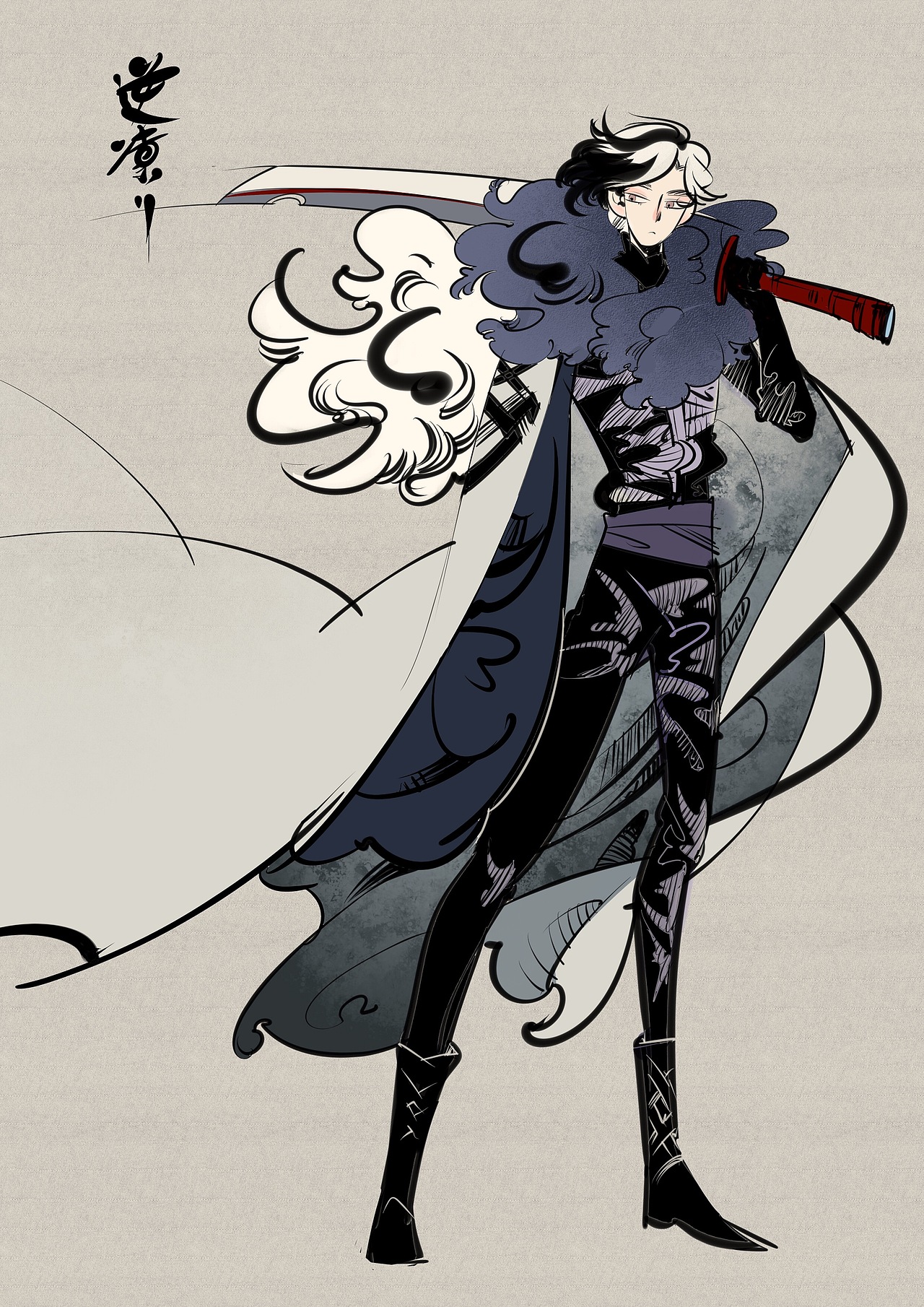 一组奇奇怪怪古装人设草图