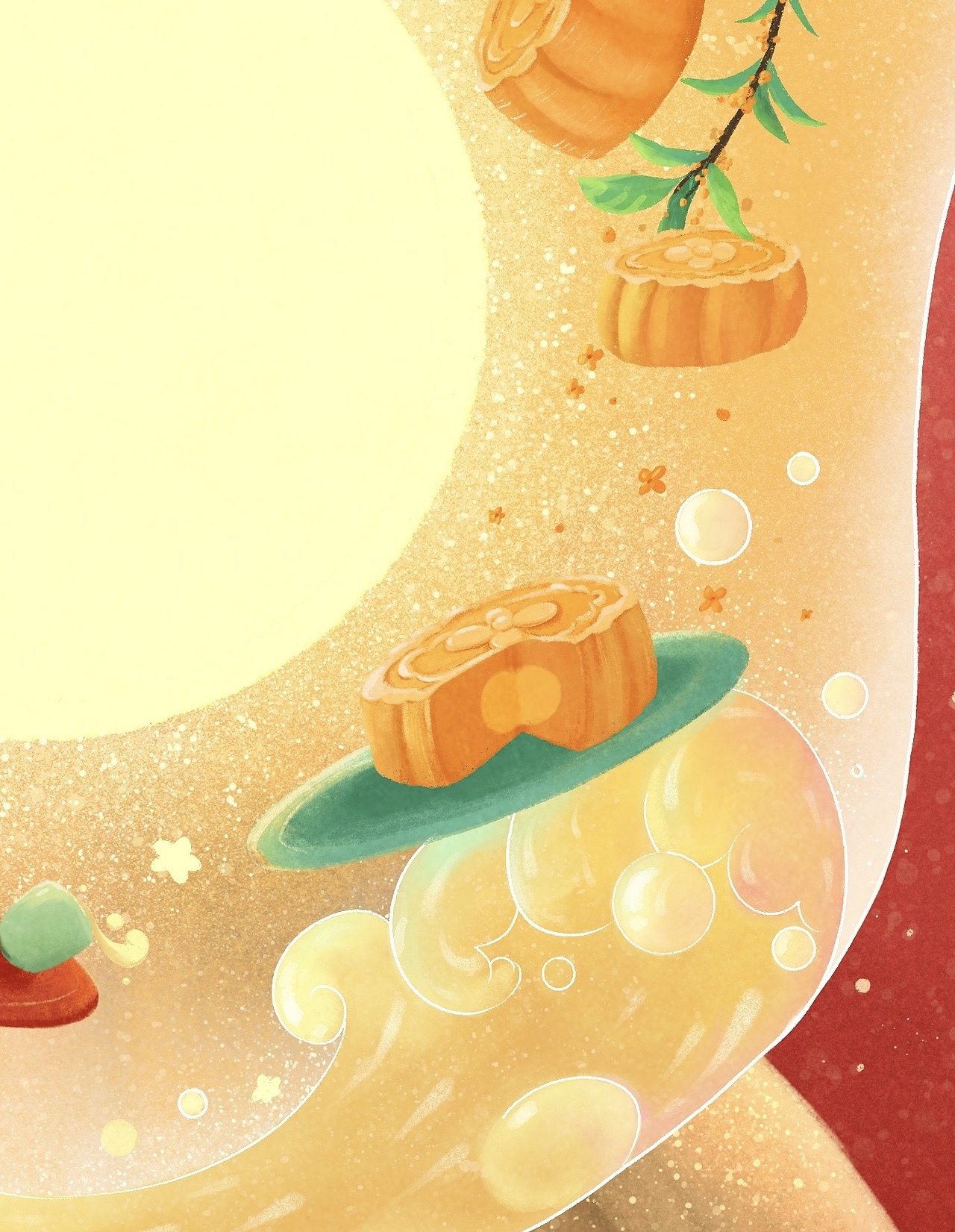 中秋（图ZMjI1OTM2NDY0） - 创作习作 - 站酷设计师又尔明原创素材 - 站酷ZCOOL