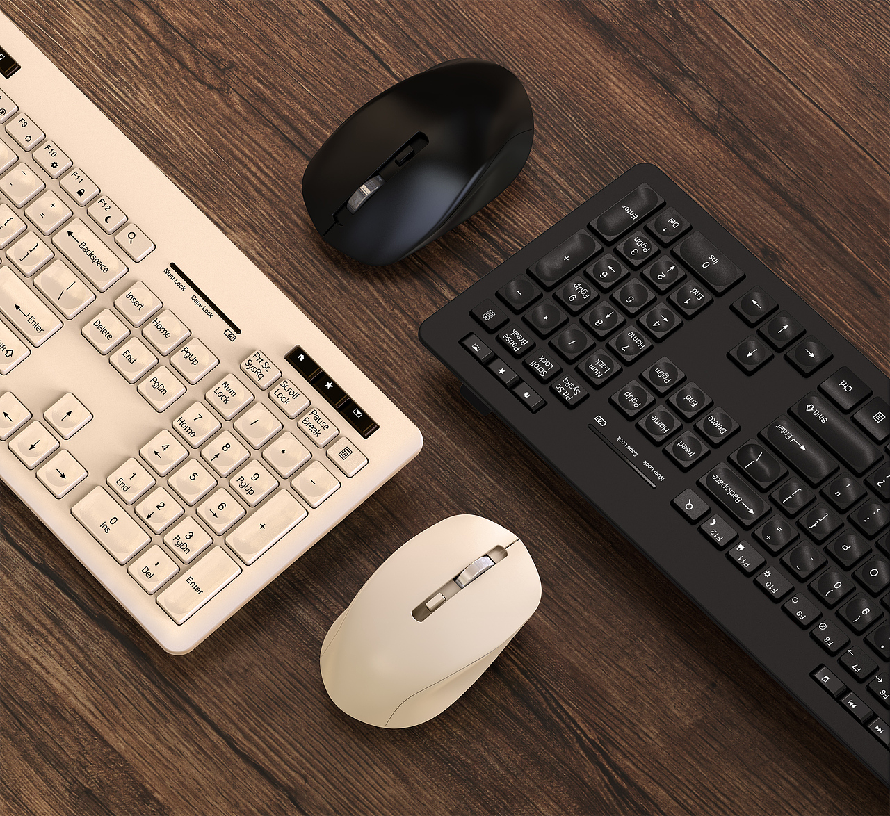 鼠标键盘产品渲染