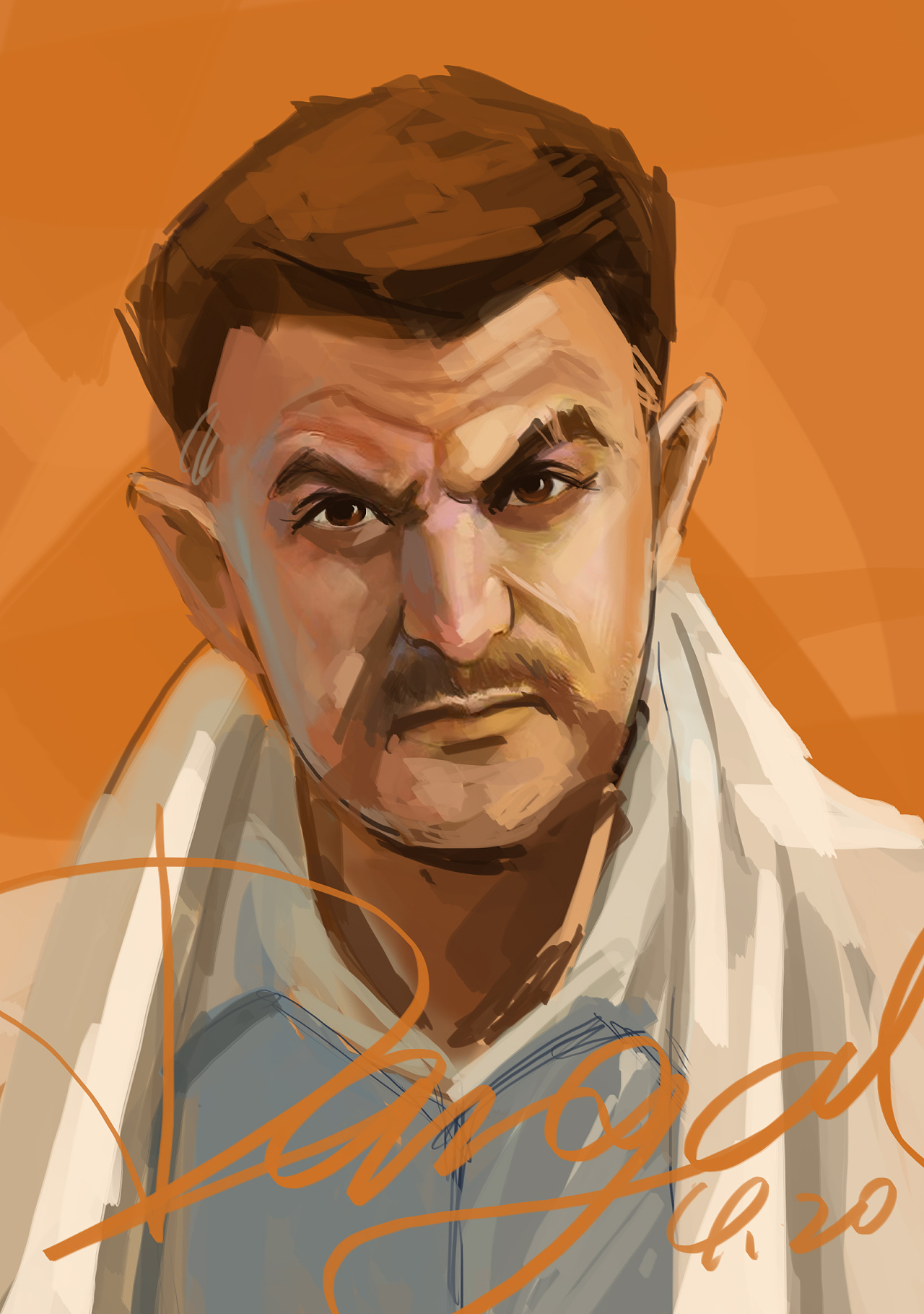 阿米尔汗|插画|创作习作|matthew丿 - 原创作品 - 站酷 (zcool)