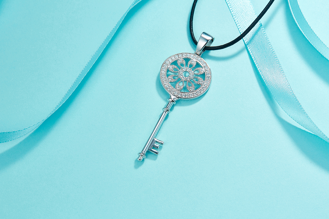 商业珠宝青色场景摄影拍摄