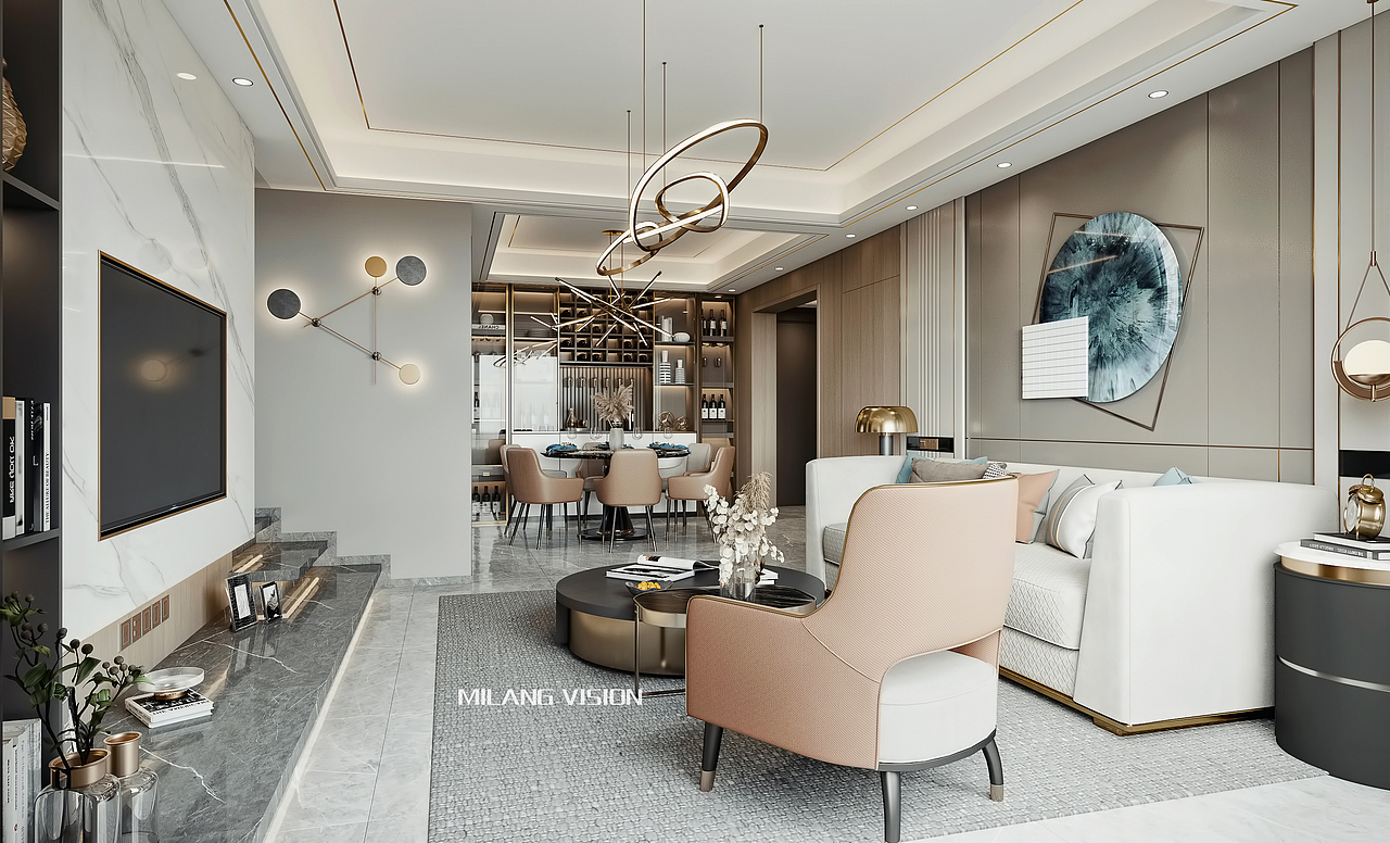 现代轻奢家装（图ZMjEyNjIyNTA4） - 家装设计 - 站酷设计师Mingus明原创素材 - 站酷ZCOOL
