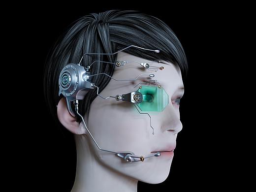 C4D建模渲染---科幻眼镜