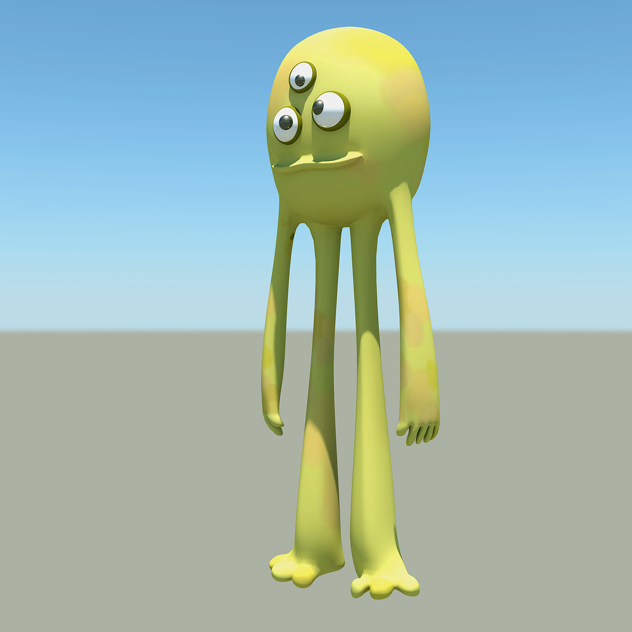 maya怪物角色模型|三维|人物/生物|daydreamsue__原创作品-站酷zcool