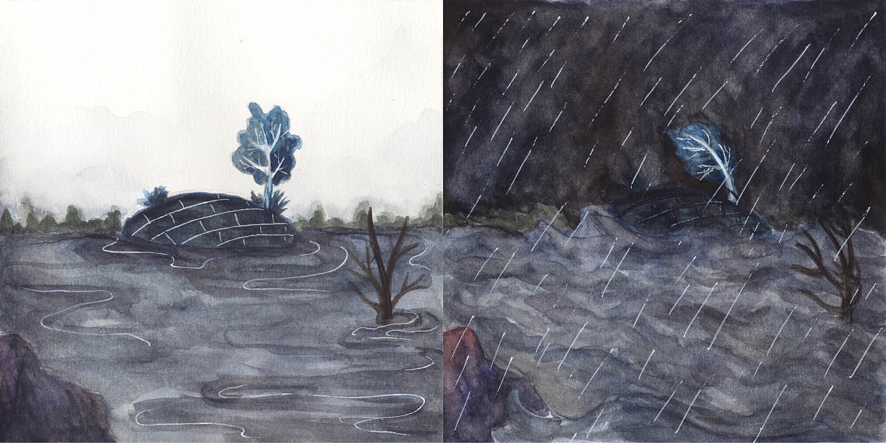 儿童无字绘本孤岛