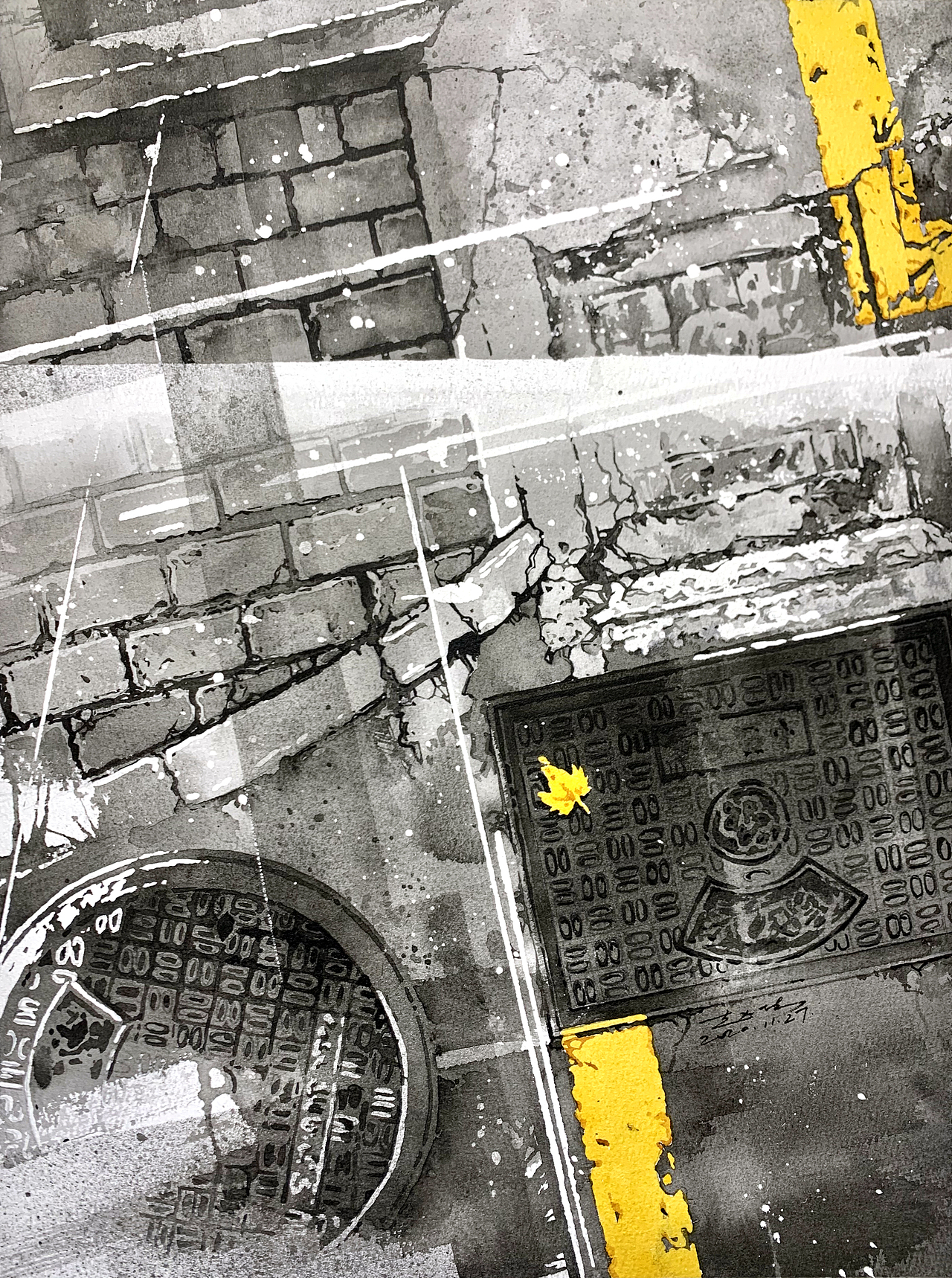 画了一批窨井盖~分享出来吧