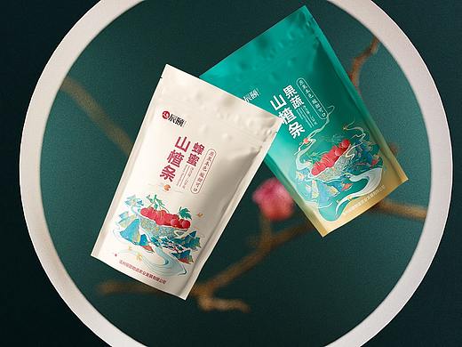 山楂条食品包装袋设计