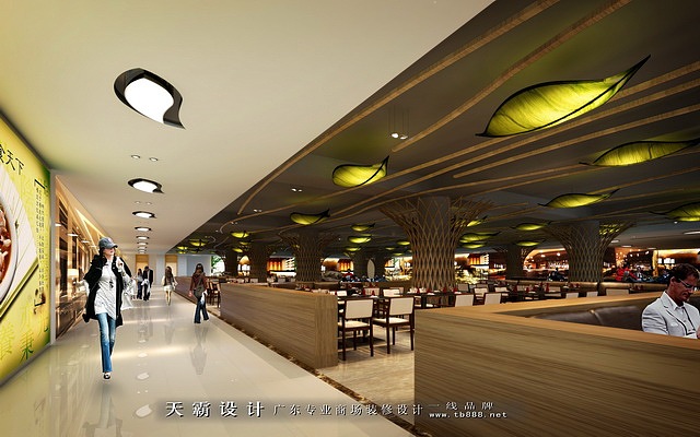 广东天霸设计最新超市装修设计效果图分享-室内设计1