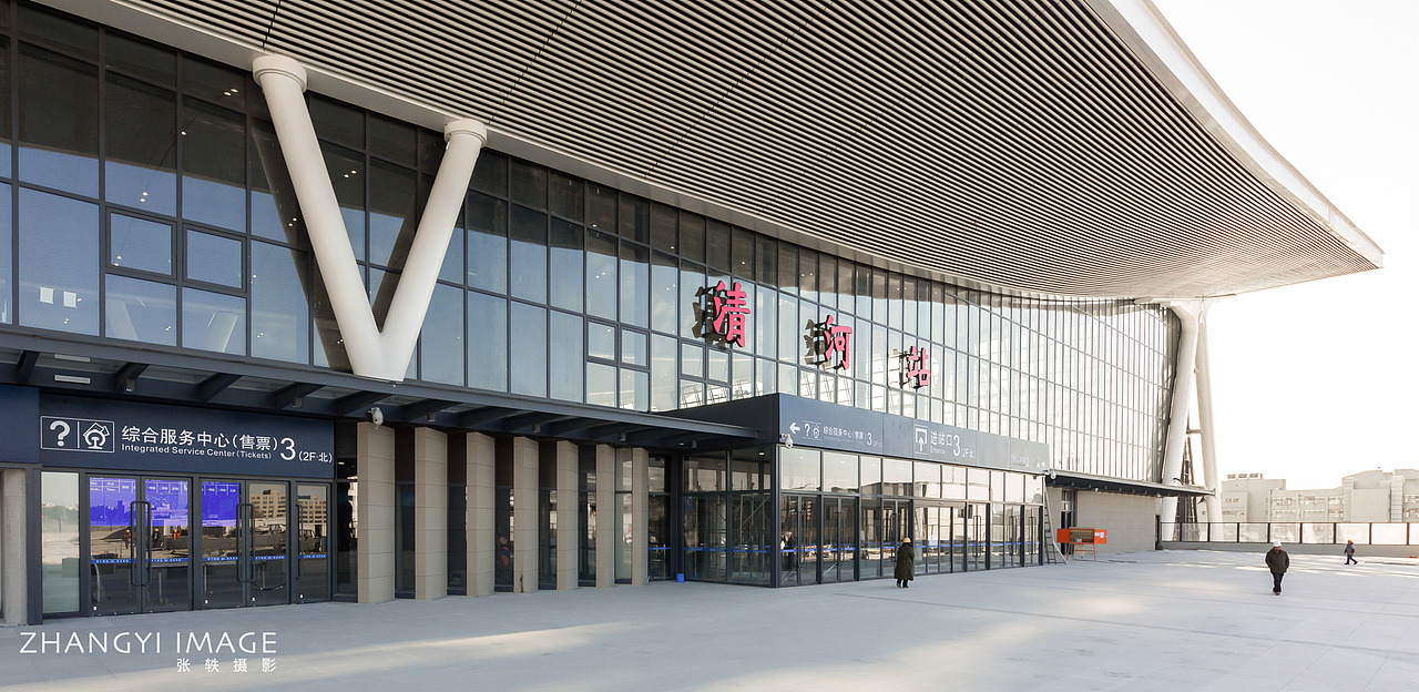 建筑摄影-北京清河高铁站