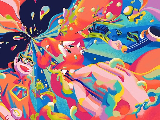 创意π对平面-海报2850141年前陈皮酒包装插画设计插画-艺术插画