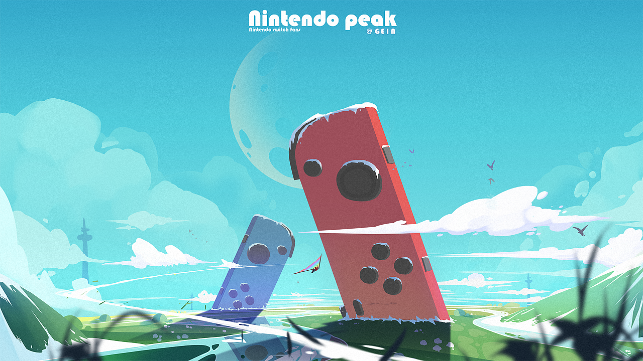 任天堂双子峰|插画|艺术插画|gein - 原创作品 - 站酷 (zcool)