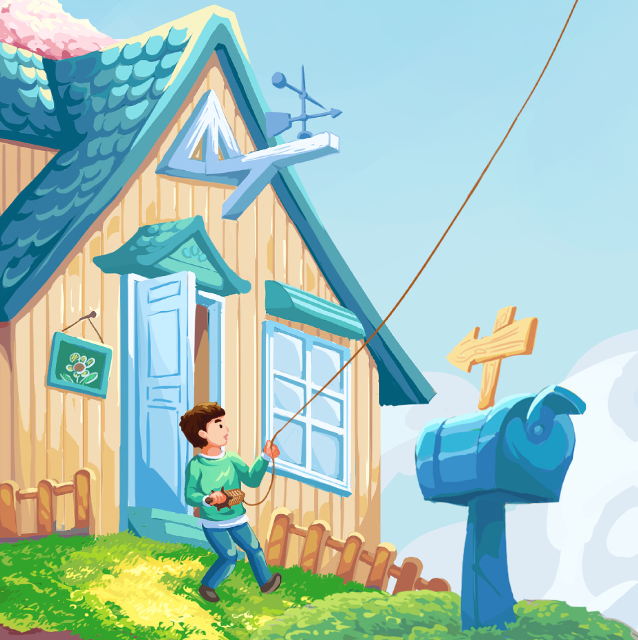 节气动态插画盘点（一）清明 谷雨 芒种