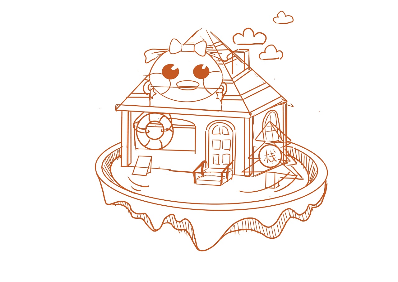 2.5d插画-er鸭客栈