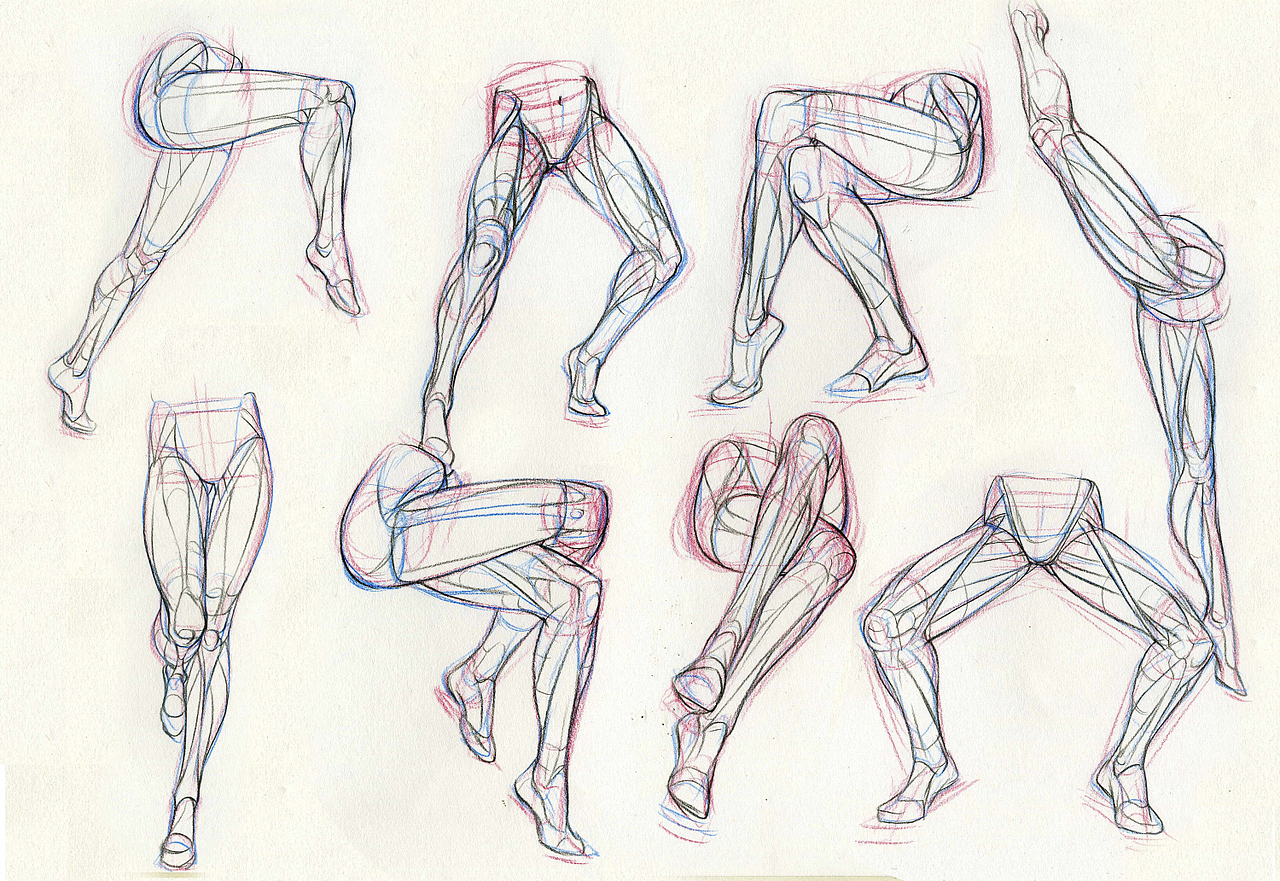 【习作】人体结构基础训练稿（图ZMTI3NDc1OTM2） - 其他动漫 - 站酷设计师画画的春哥原创素材 - 站酷ZCOOL