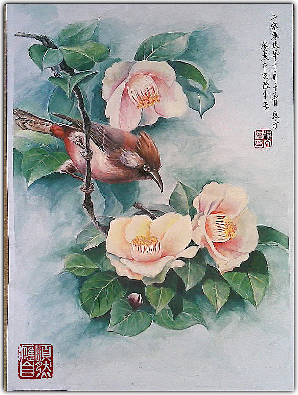 花鸟手绘（图ZMzE1MDM0MzI=） - 创作习作 - 站酷设计师CHI_W原创素材 - 站酷ZCOOL