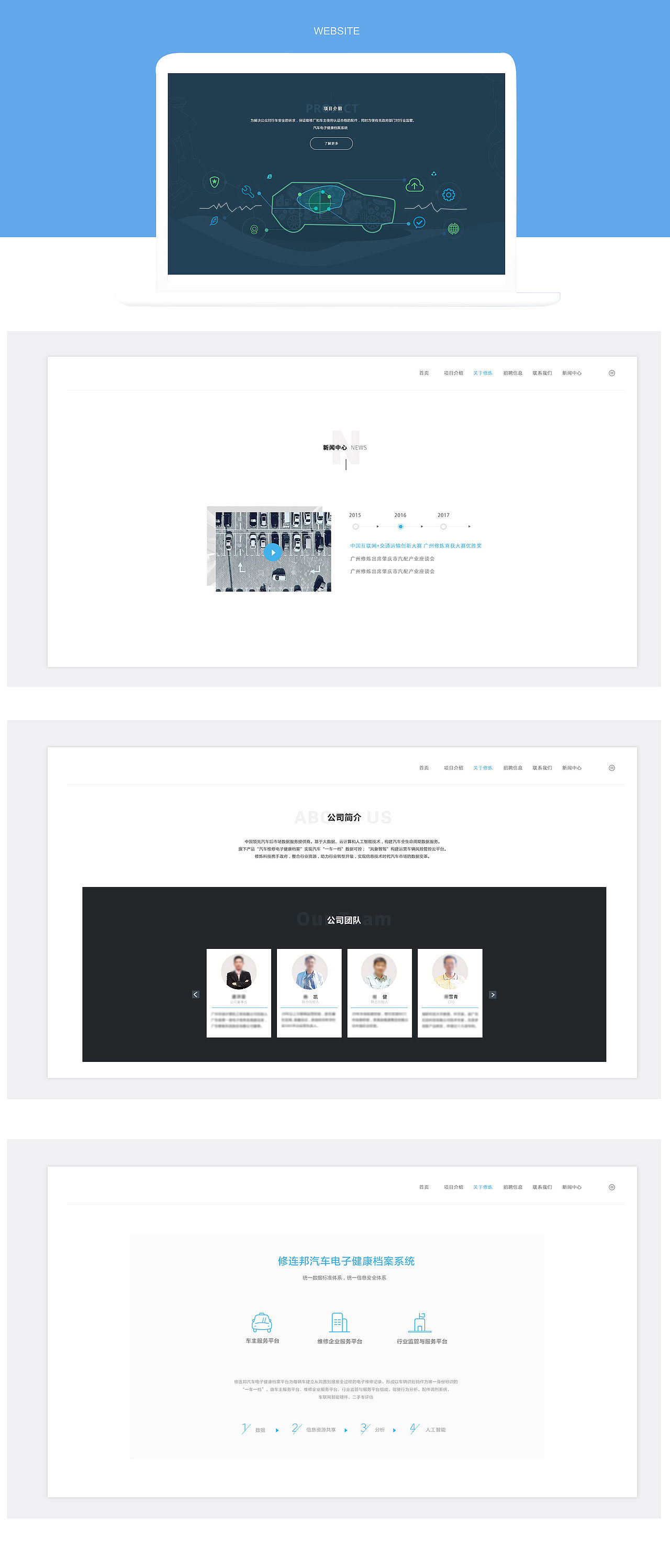 汽车后市场官网（图ZMTA5ODM5OTg4） - 企业官网 - 站酷设计师cineme心灵原创素材 - 站酷ZCOOL