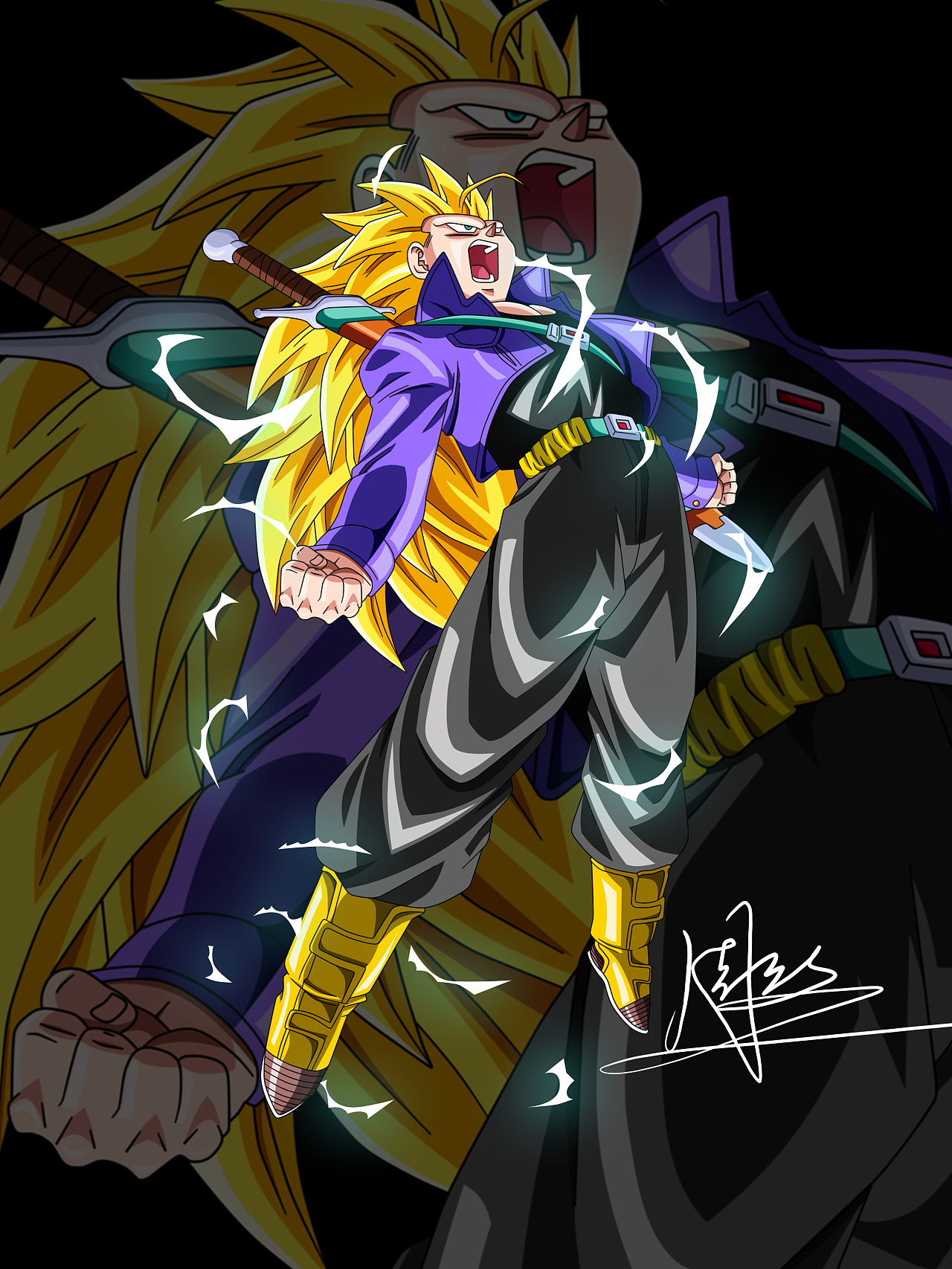 【板绘插画】超三特兰克斯