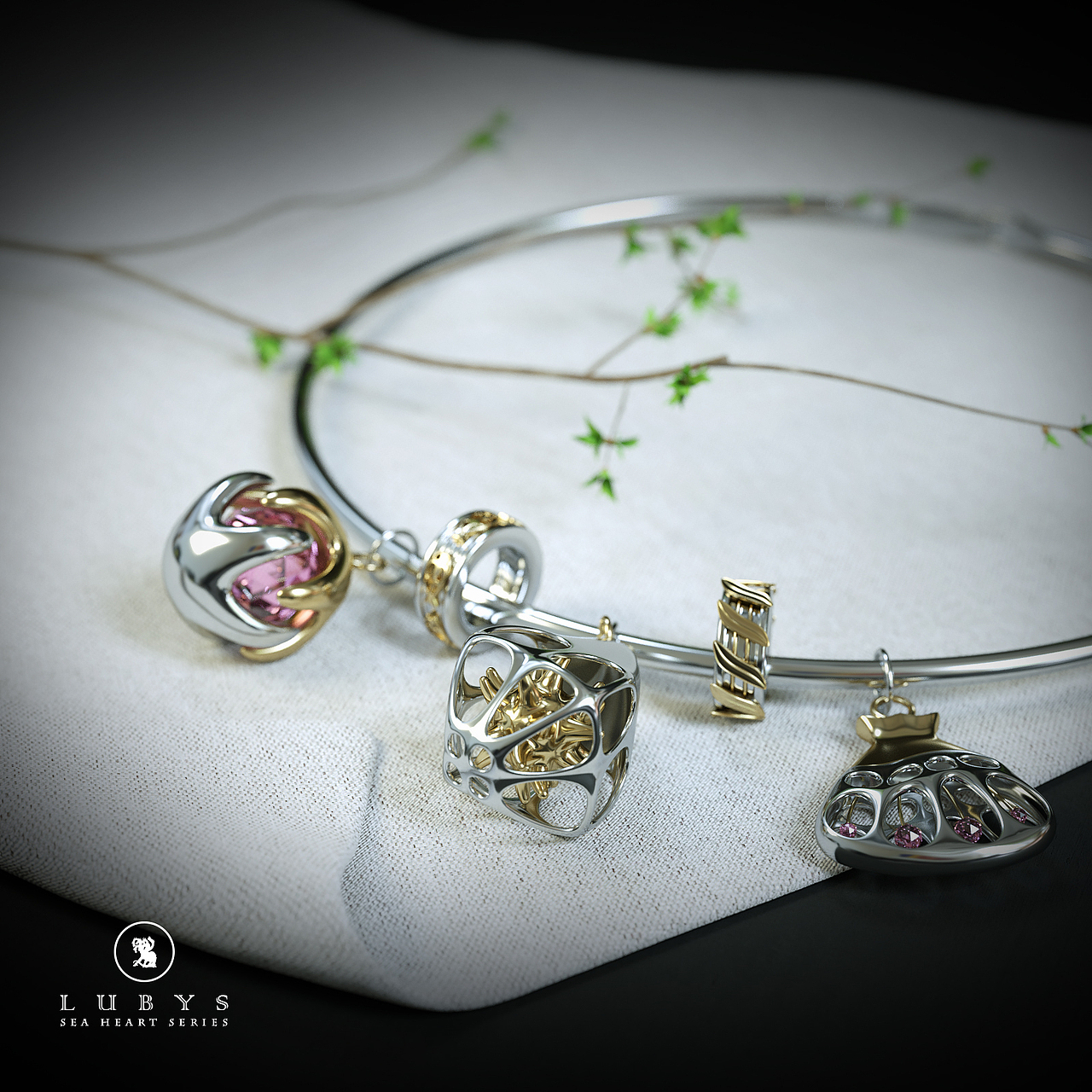 LUBYS串饰手环（图ZNjkwMDYwNzY=） - 首饰设计 - 站酷设计师挠头阿吉丨龚允吉原创素材 - 站酷ZCOOL