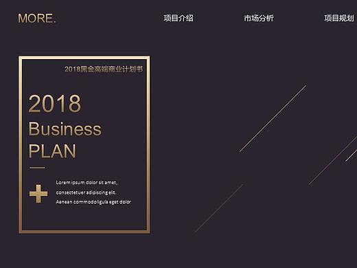 【耀你好看】黑金高端时尚商业计划书4