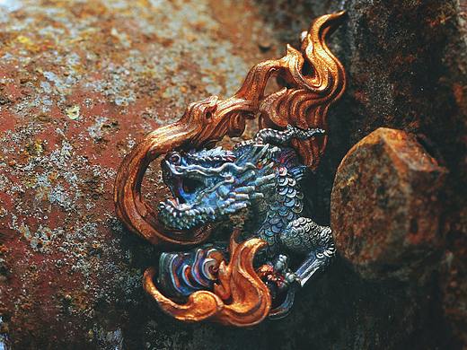 WICCANS巫羿原创设计——赤炎龙吟吊坠