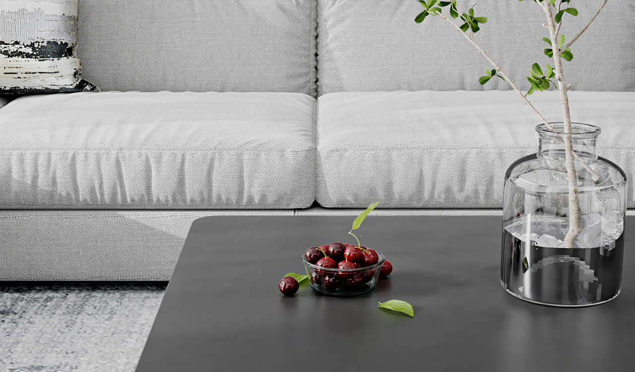 现代客餐厅（图ZMjE2MjA5NjA0） - 家装设计 - 站酷设计师吋心原创素材 - 站酷ZCOOL