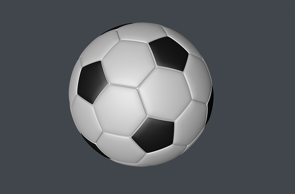 c4d足球建模