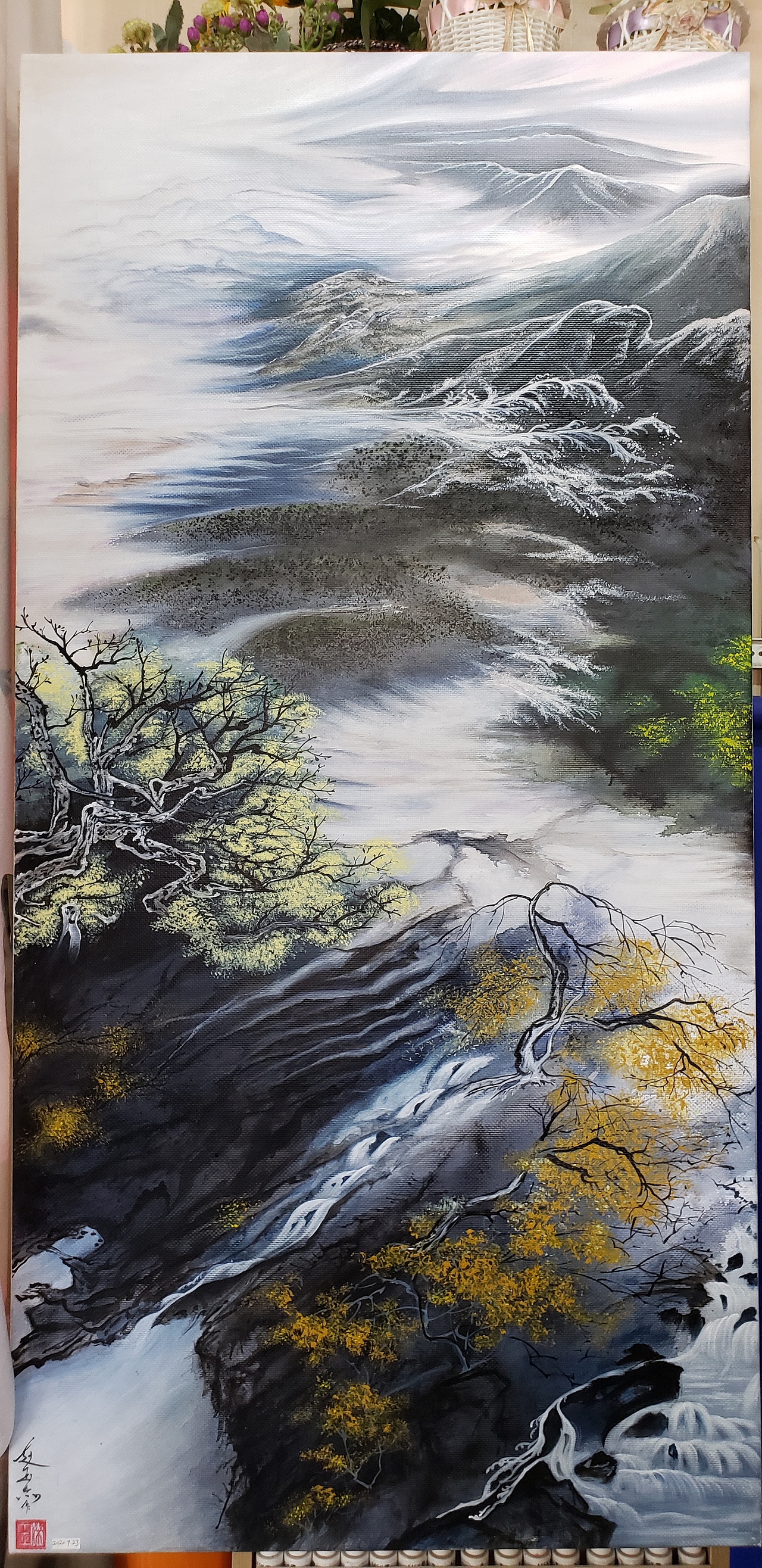 天接云涛连晓雾