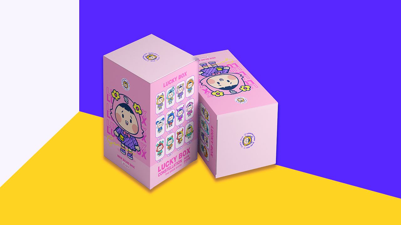 十二星座盲盒卡通ip形象手办玩具模型卡通吉祥物设计