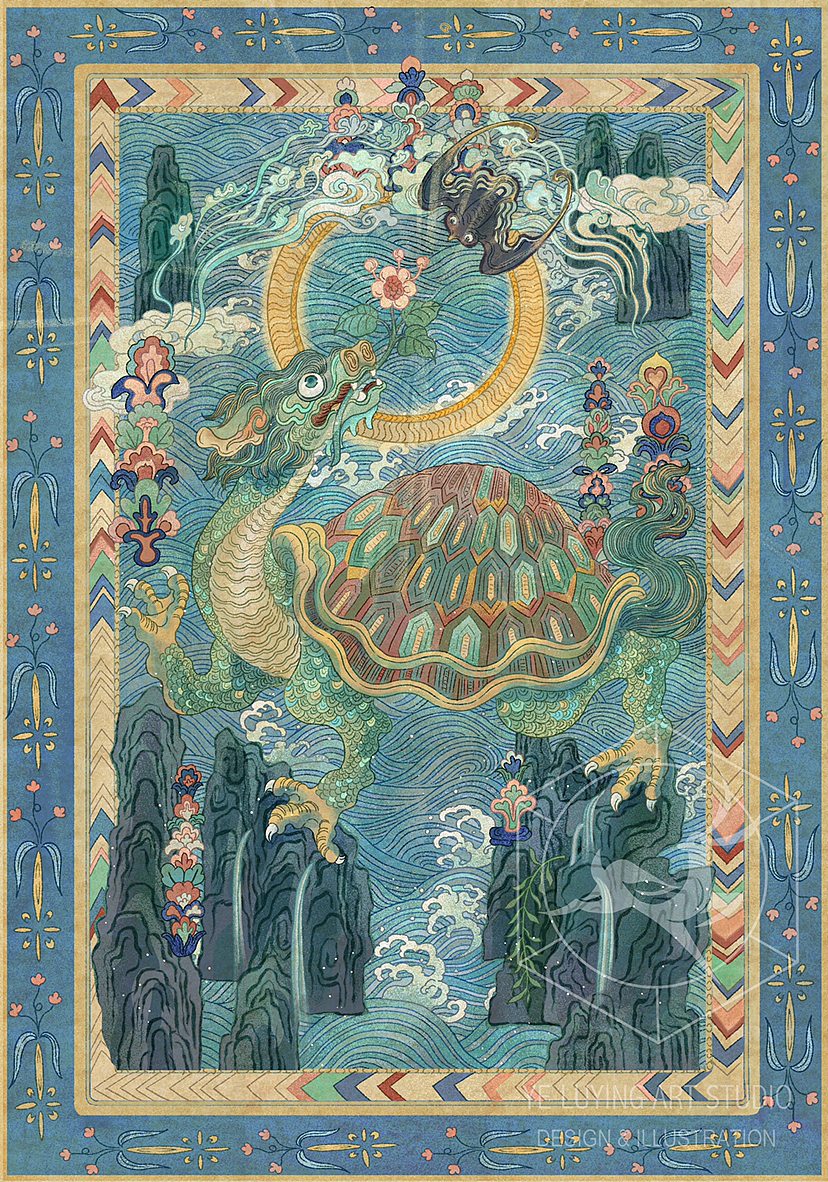 《瑞兽》系列作品(图ZMzI5ODcyMzE2) - 商业插画 - 站酷设计师叶露盈原创素材 - 站酷ZCOOL