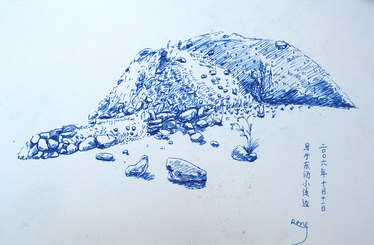 06年丹东凤城东汤写生——速写（图ZMjIwODk4MDQ=） - 创作习作 - 站酷设计师Nancy0755原创素材 - 站酷ZCOOL