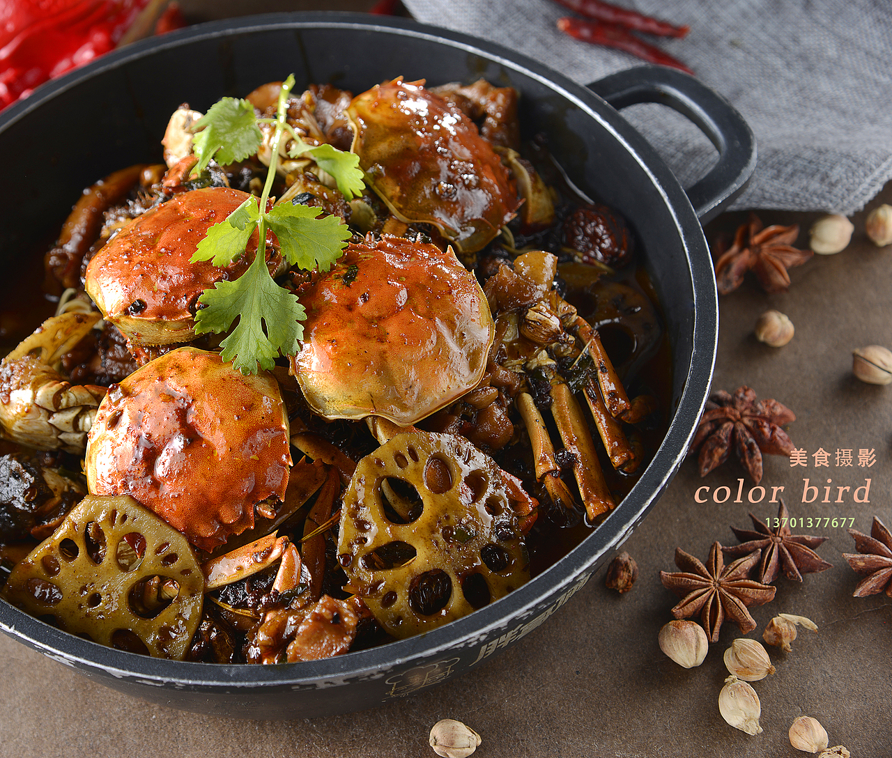 七色鸟美食摄影