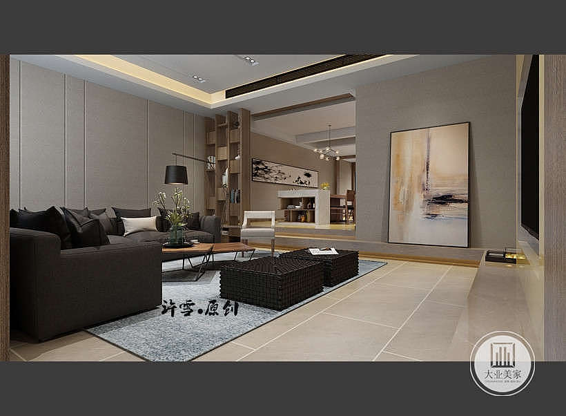 【现代别墅装修】简洁、大气自然的现代装修风格（图ZMTIzNjY5MTYw） - 家装设计 - 站酷设计师金秋金秋呀原创素材 - 站酷ZCOOL