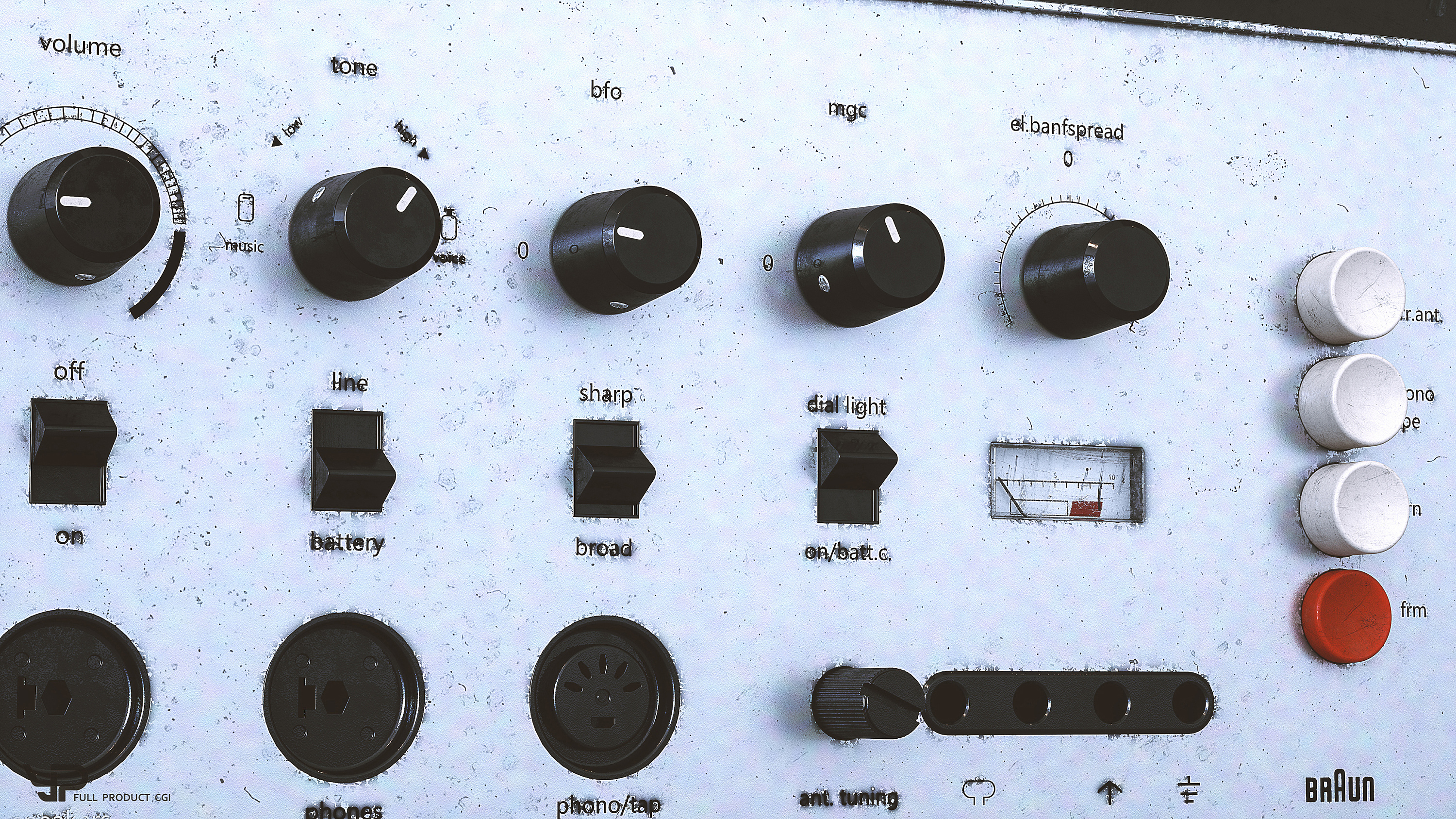 braun t 1000 cd _ dieter rams 1968 cgi