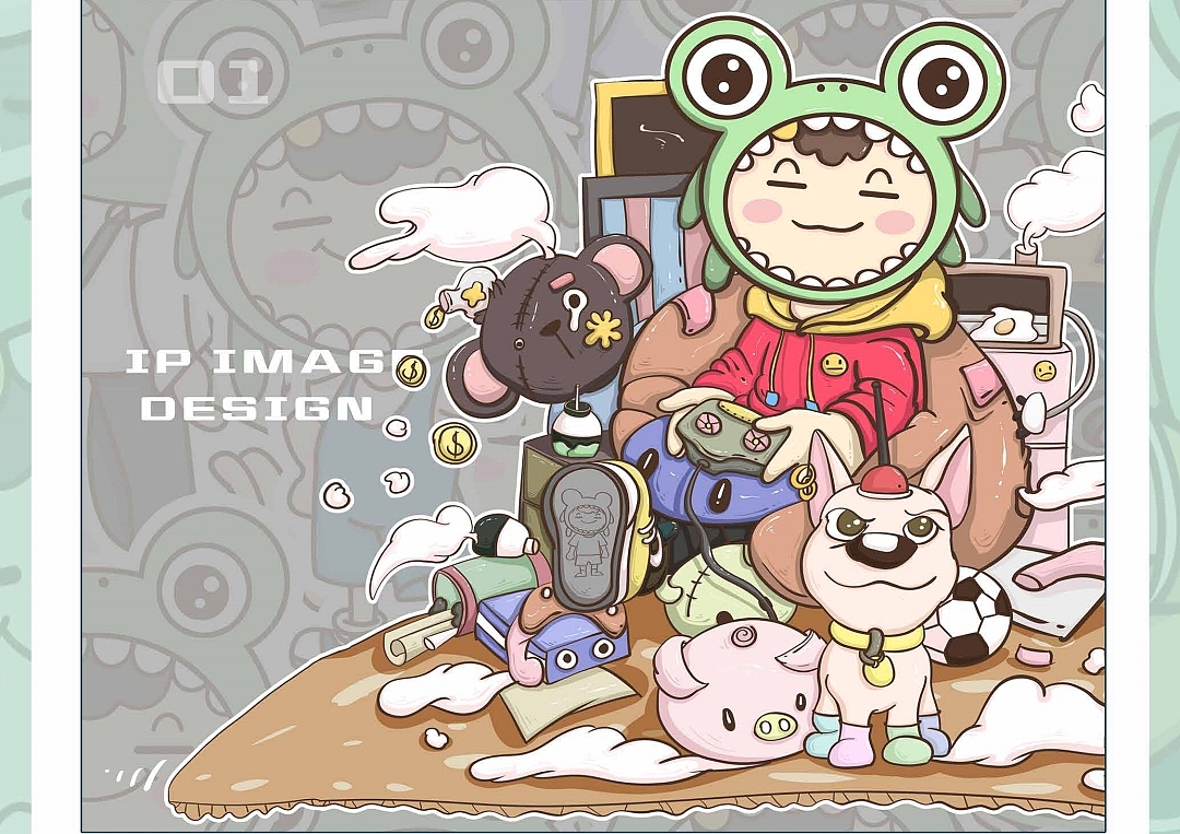 个人作品集（图ZMzA2Nzk3NjY4） - 儿童插画 - 站酷设计师阴天和雨天原创素材 - 站酷ZCOOL