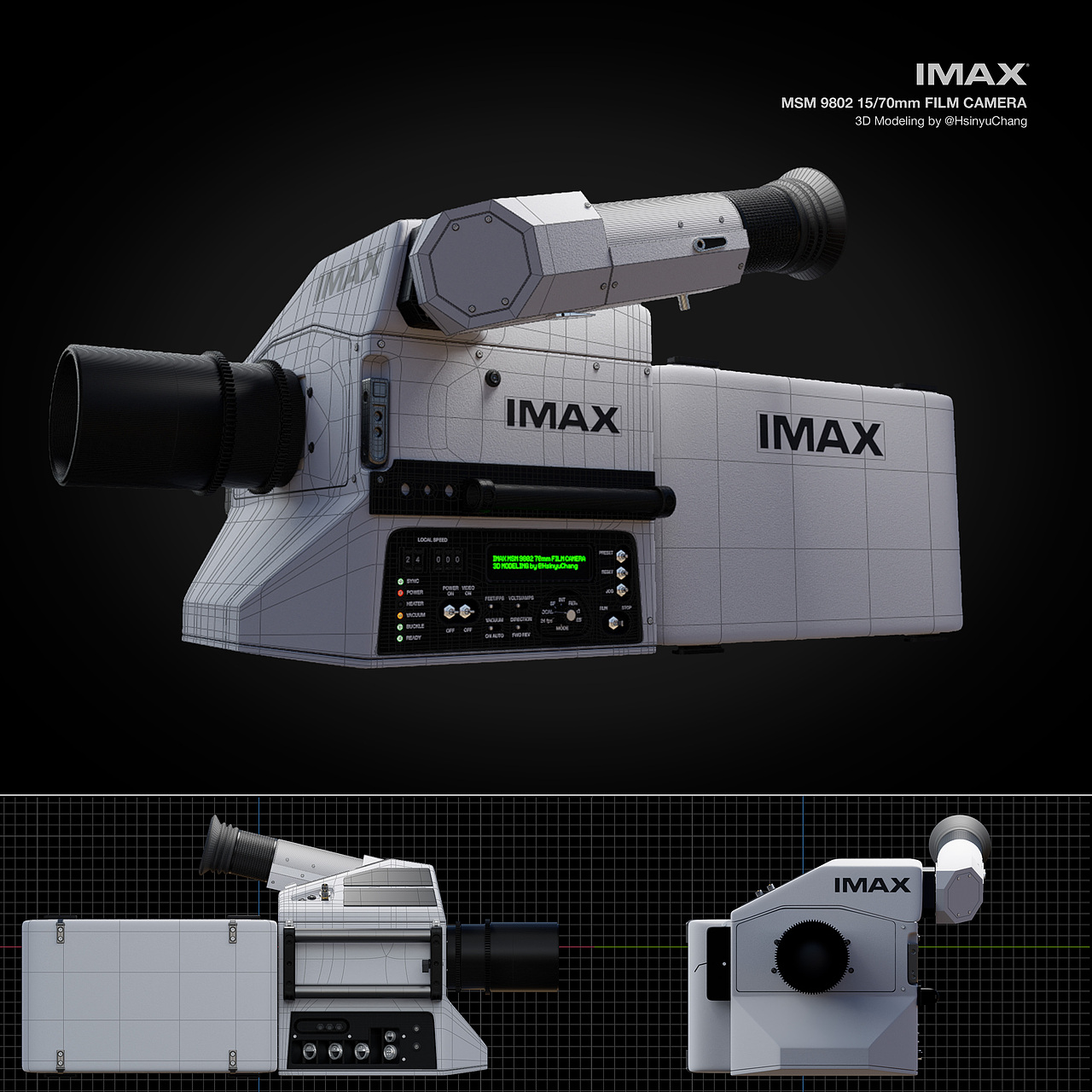 IMAX MSM 9802 胶片摄影机 复刻