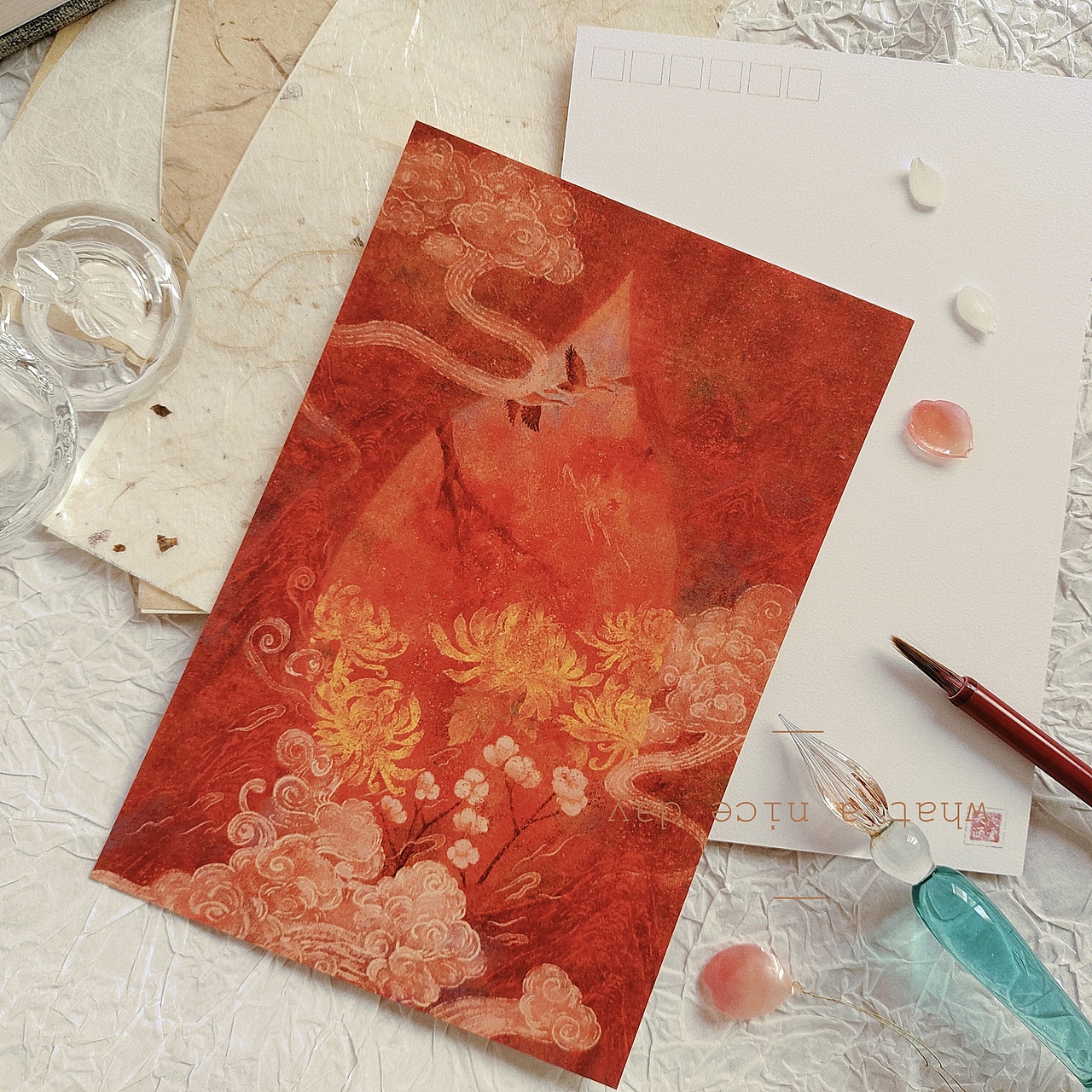国风插画——《寒露·秋意渐浓》