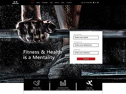 健身房網(wǎng)頁設(shè)計