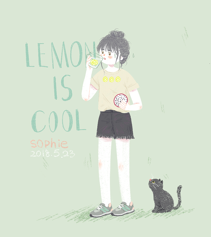 女生日常（图ZMTE3NDk2MjM2） - 商业插画 - 站酷设计师咖啡磨Sophie原创素材 - 站酷ZCOOL