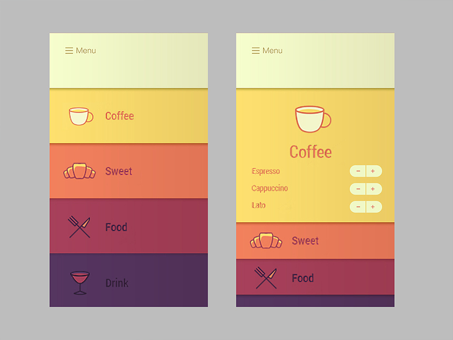 一些练习的界面