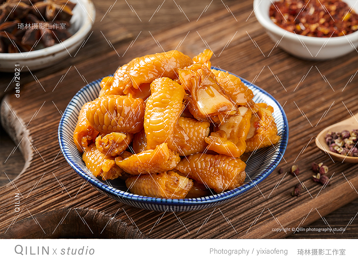 嘉洲鸡盐焗 卤味系列菜品拍摄（图ZMjgxNTYyNjk2） - 美食摄影 - 站酷设计师琦林摄影原创素材 - 站酷ZCOOL