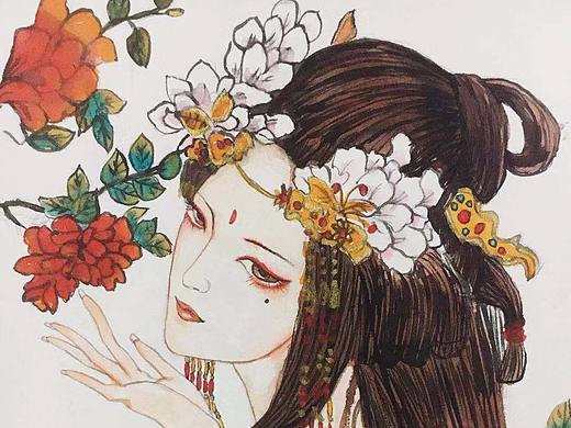 水彩作品，最近作品，走一波（临摹）