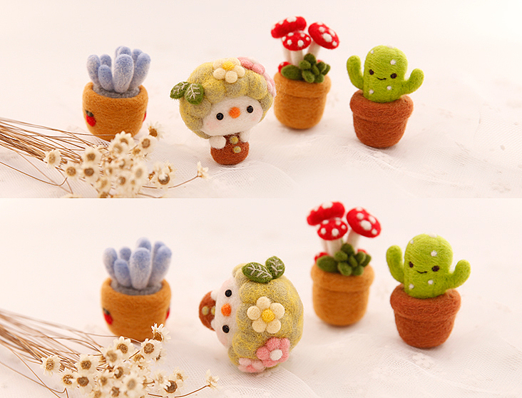 迷你多肉绿植盆栽 =3=（图ZNDc2NTg0MjQ=） - 其他手工艺 - 站酷设计师laviuu原创素材 - 站酷ZCOOL