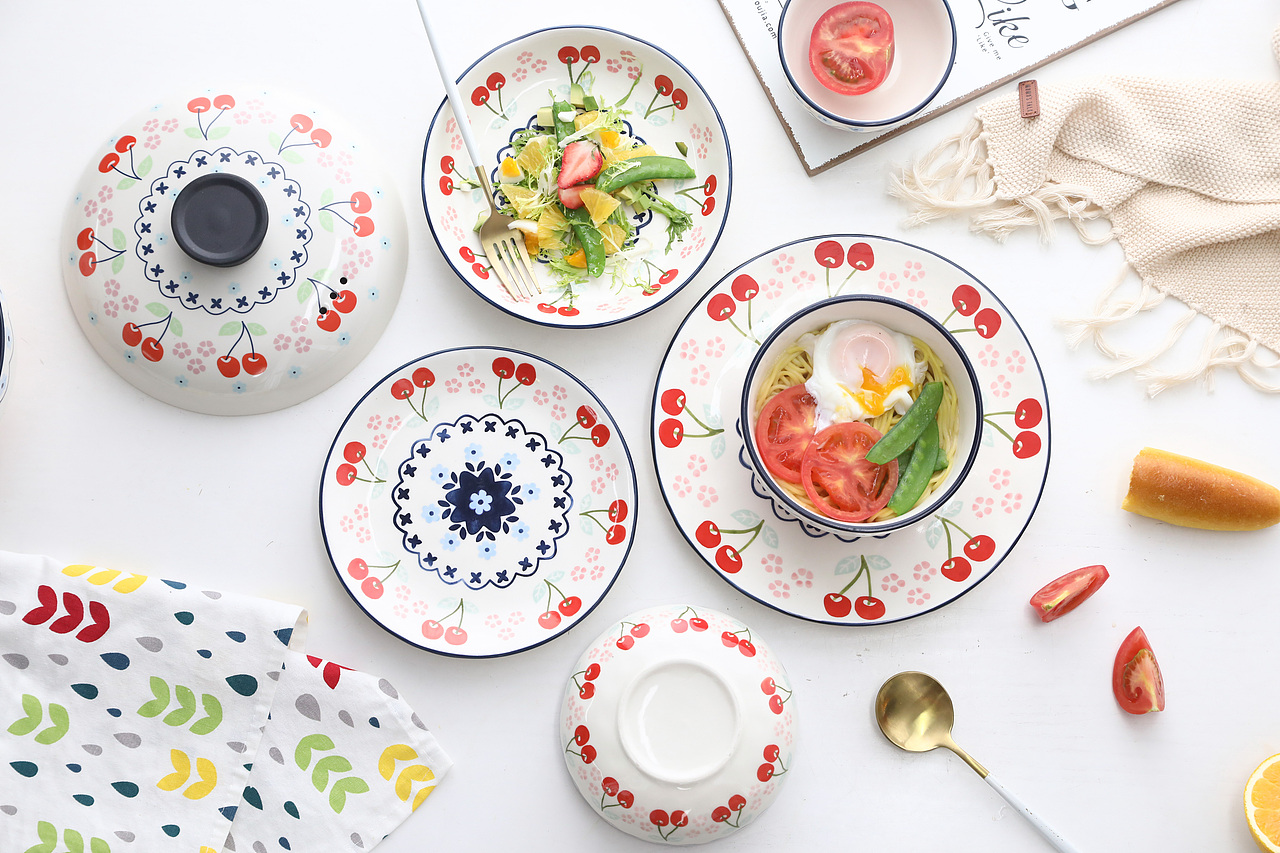 原创手绘设计餐具~ins风~小清新