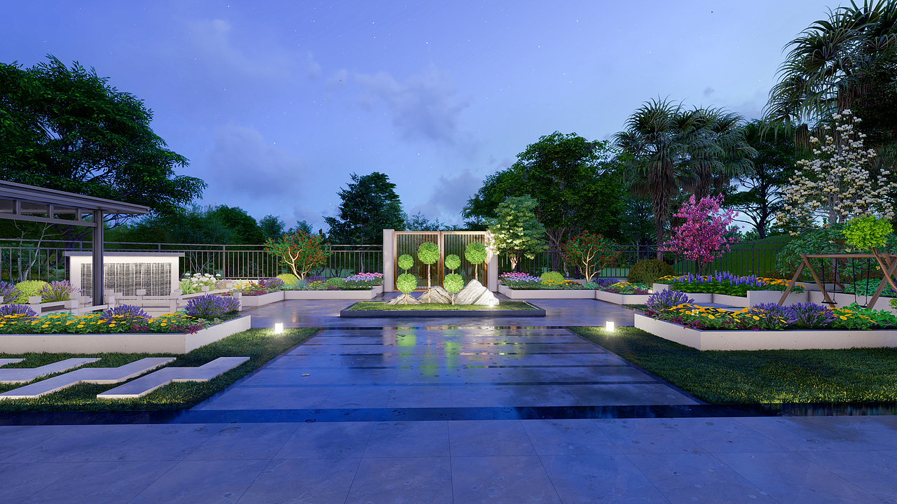 400㎡农村花园设计