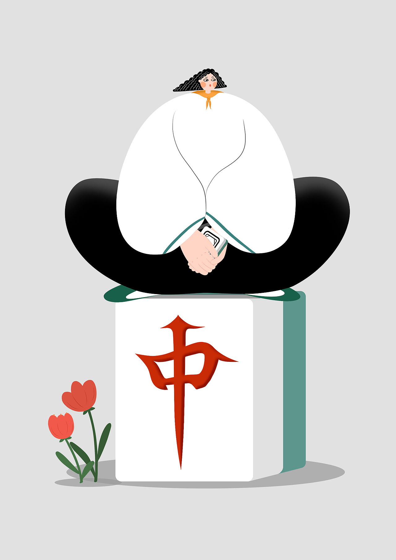 多久没打麻将了🀄️（图ZMzE2Njg0ODE2） - 商业插画 - 站酷设计师CHIN9原创素材 - 站酷ZCOOL