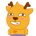 小鹿叮叮卡通表情设计（图ZMjY4NTgxOTI=） - 网络表情 - 站酷设计师fasterman原创素材 - 站酷ZCOOL