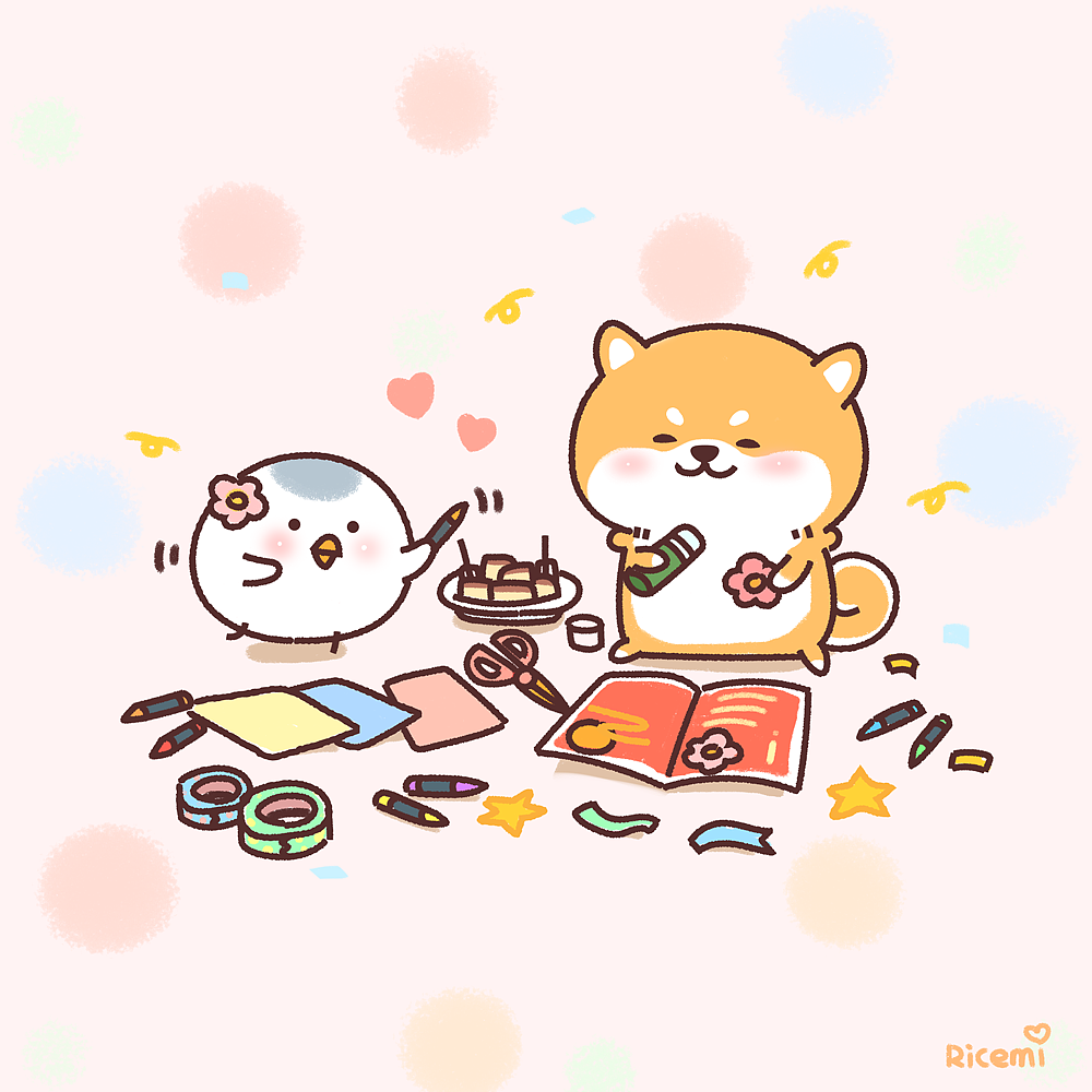 收货今日份可爱柴柴（图ZMTg3NDc4ODY4） - 商业插画 - 站酷设计师Ricemi_Wu原创素材 - 站酷ZCOOL